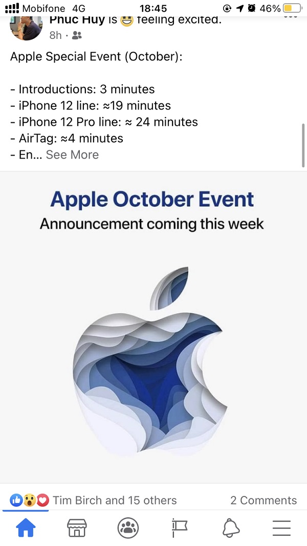 Rò rỉ mới nhất về sự kiện 'Apple October Event', liệu sẽ có iPhone 12?