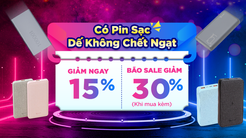 Pin sạc dự phòng ưu đãi Pin sạc dự phòng ưu đãi