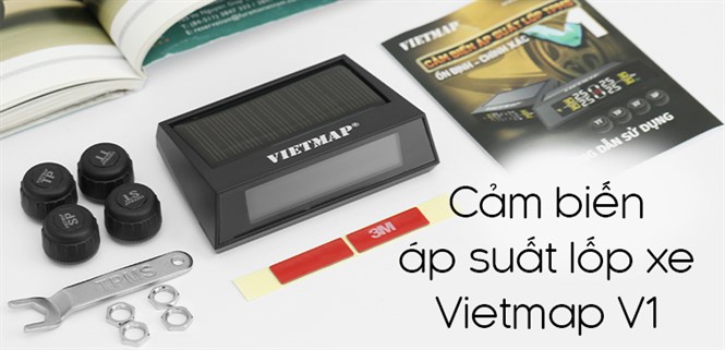 Hướng dẫn lắp đặt cảm biến áp suất lốp xe Vietmap V1