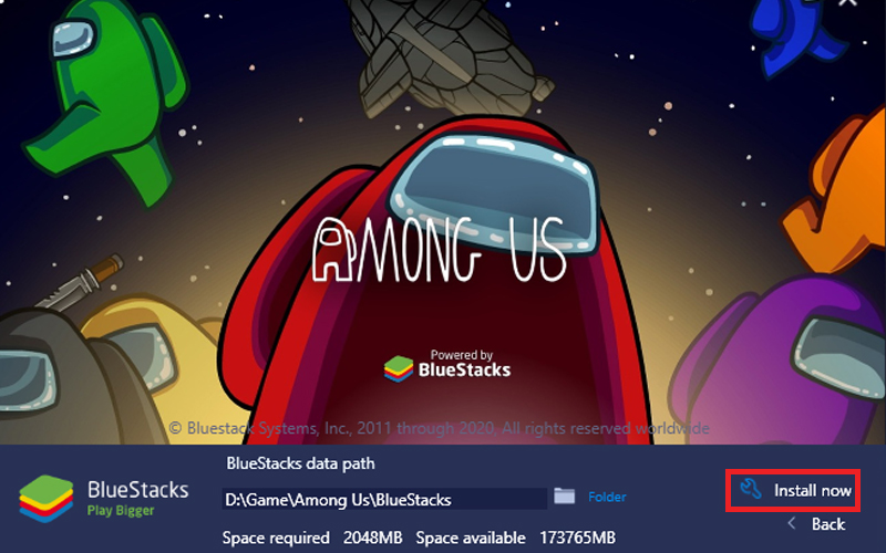 Among Us Bluestacks