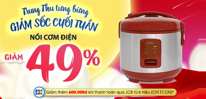 Top 10 nồi cơm điện nấu cơm ngon, giá hấp dẫn, giảm ngay 49%