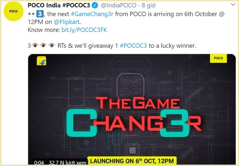 POCO C3 với pin trâu 5.000 mAh chính thức được ấn định ngày ra mắt