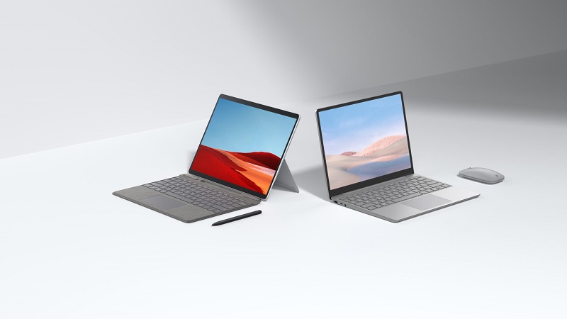 Suface Laptop Go và Surface Pro X