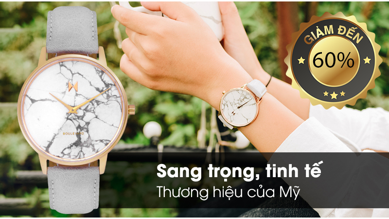 Giảm giá cực sốc đến 60% đồng hồ thời trang cao cấp nam và nữ