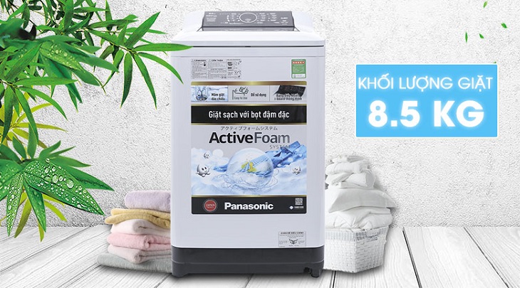 Panasonic NA-F85A4HRV có khối lượng giặt 8.5kg