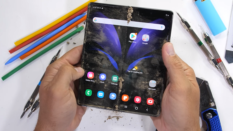 Bài test rải bụi lên màn hình