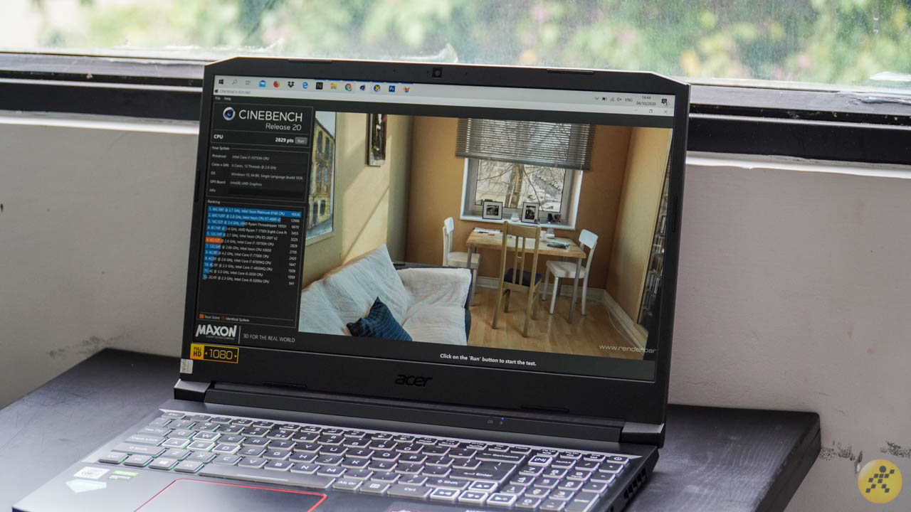 Acer Nitro 5 i7 Gen 10H mang đến hiệu năng mượt mà