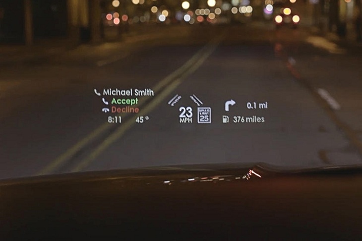7 lý do nên mua thiết bị hiển thị thông tin trên kính lái ô tô HUD > Hiển thị mức nhiên liệu tiêu thụ
