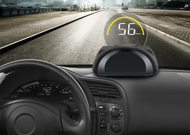 7 lý do nên mua thiết bị hiển thị thông tin trên kính lái ô tô HUD > Cảnh báo tốc độ