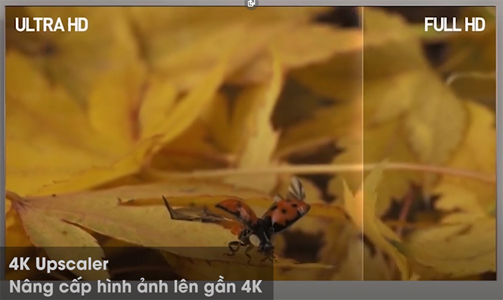 Công nghệ 4k Upscaler nâng cấp hình ảnh lên gần 4k
