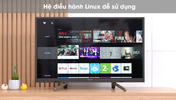 Đánh giá Smart Tivi Sony dòng W610G > hệ điều hành Linux