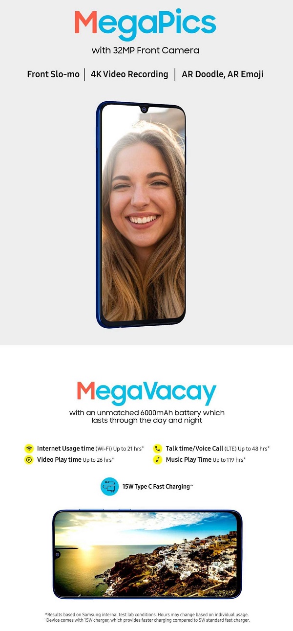 Samsung sắp ra mắt Galaxy M31 Prime với pin 6.000 mAh, 4 camera mặt sau, trong đó có camera chính 64MP