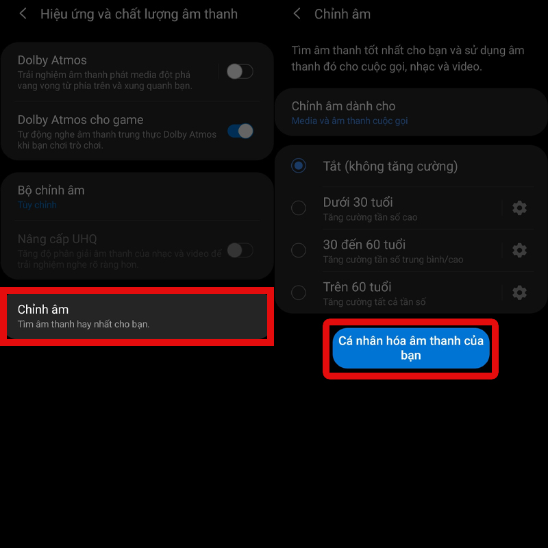 Cá nhân hóa âm thanh