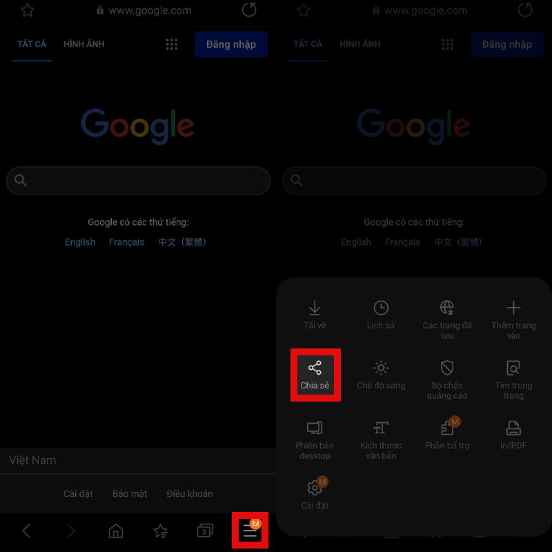 Lưu web bằng Reminder