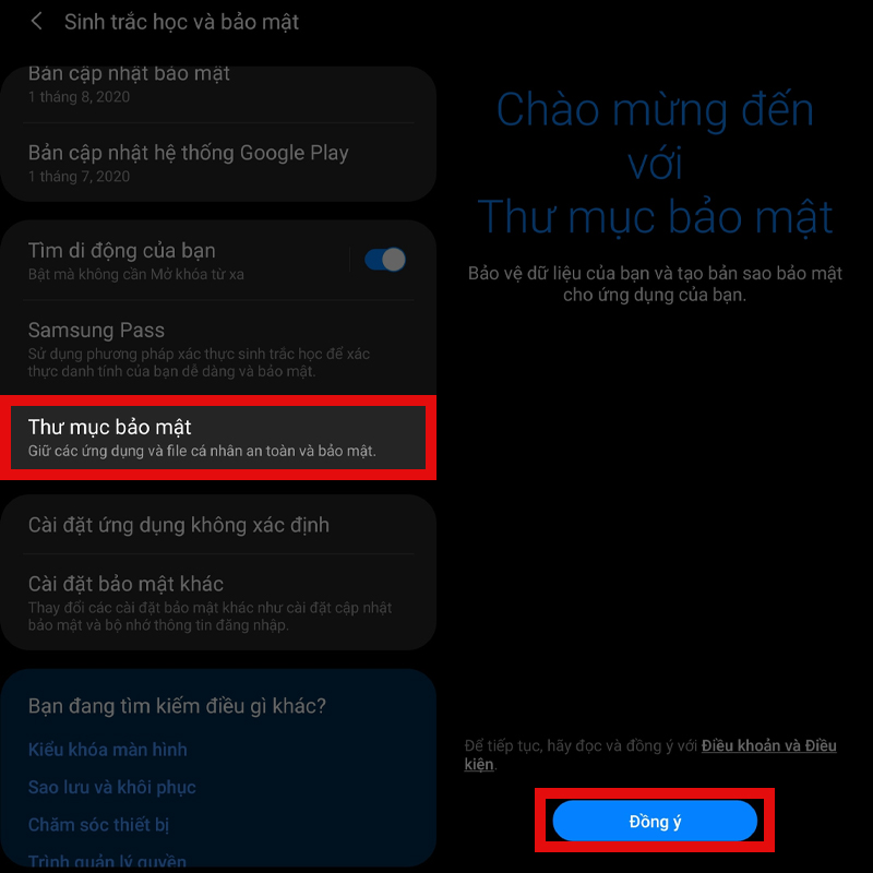 Thư mục bảo mật