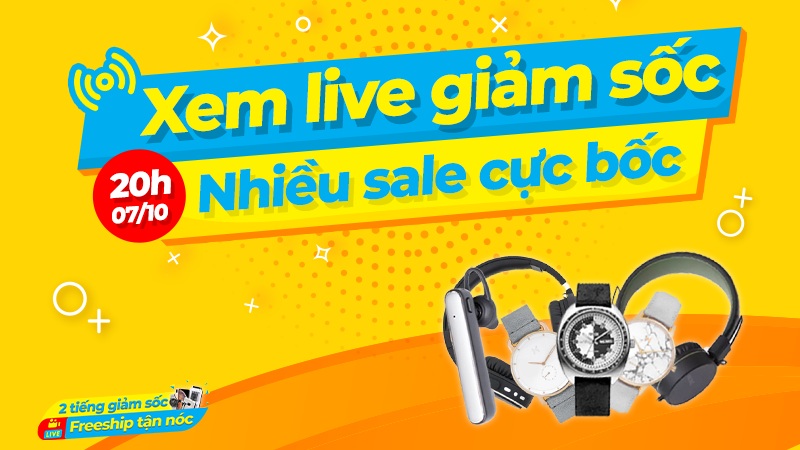 Tổng hợp khuyến mãi trong buổi livestream 07/10