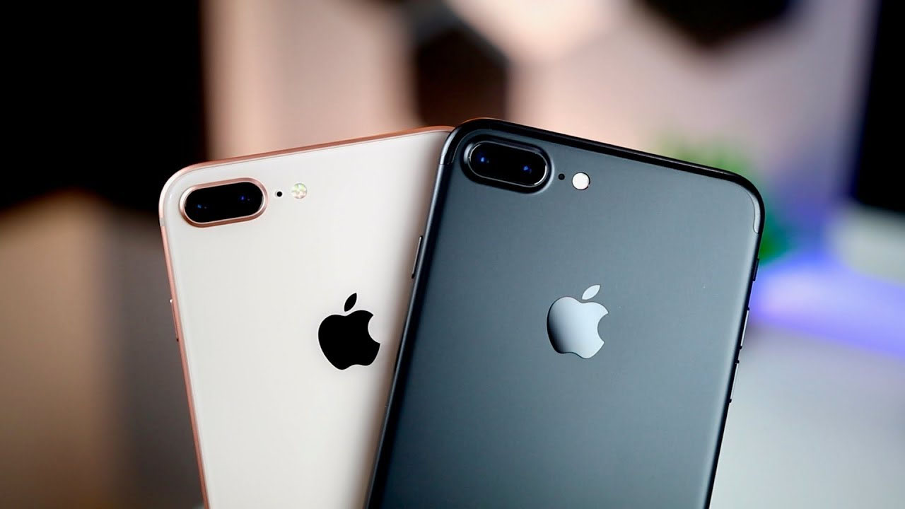Thiết kế của iPhone 7 Plus vs iPhone 8 Plus