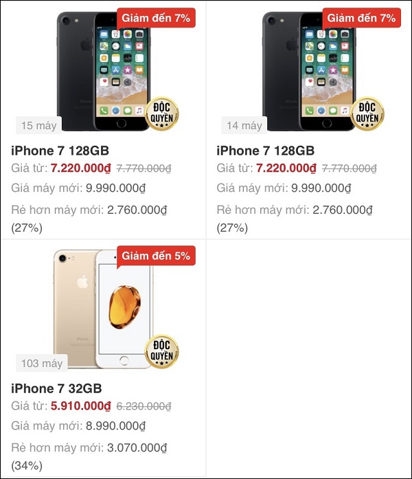 Top iPhone đổi trả giá cực hấp dẫn đang được bán tại Thế Giới Di Động