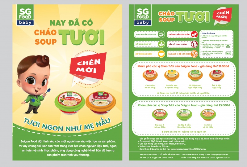 Cháo tươi SG Food có những hương vị nào? Ăn có ngon không?
