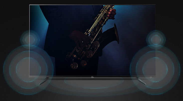 Đánh giá Android Tivi TCL 4K dòng P715 > âm thanh vòm Dolby Audio