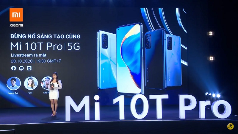 Xiaomi Mi 10T Pro 5G ra mắt tại VN Xiaomi Mi 10T Pro 5G ra mắt tại VN
