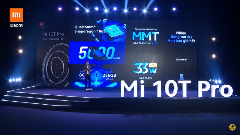 Xiaomi Mi 10T Pro 5G ra mắt tại VN