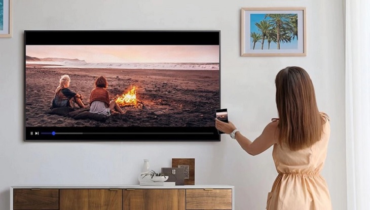 Tính năng Tap View trên một số dòng tivi Samsung