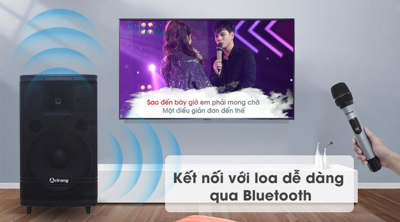 Tivi cũng có thể kết nối với loa không dây thông qua Bluetooth