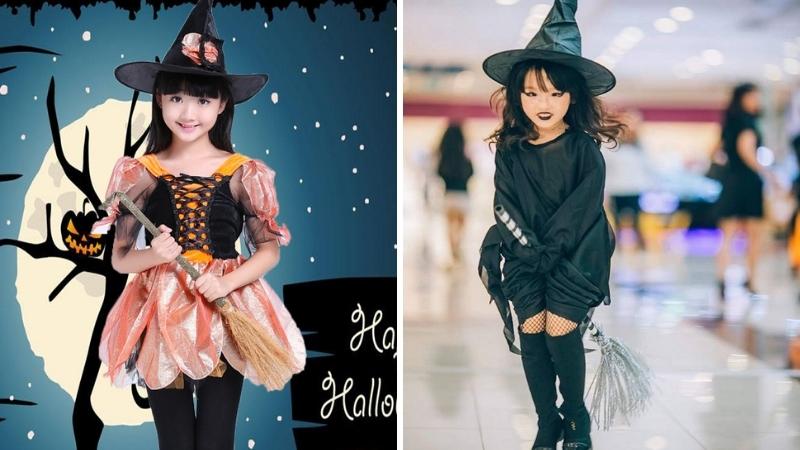 vay-phu-thuy-ren-do-hoa-trang-halloween HOA CHÍ TÍN