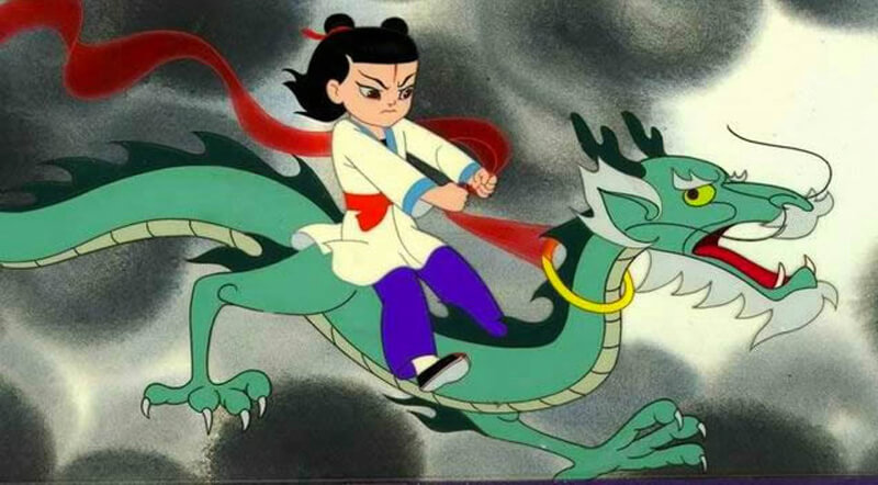 Nezha conquers the Dragon king (Na Tra Phá Hải)