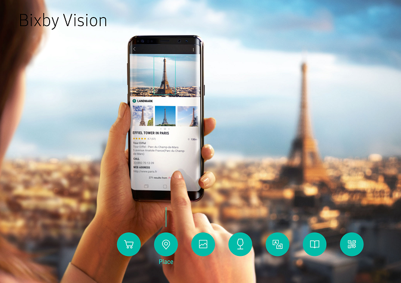 Tính năng trên Bixby Vision