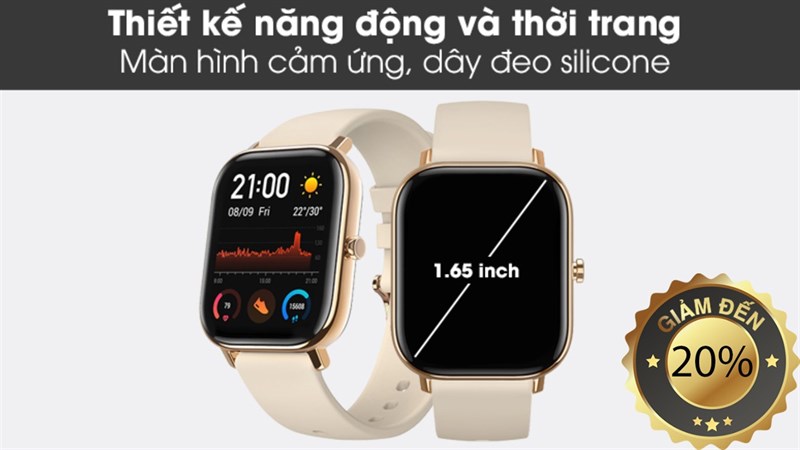 Theo dõi sức khoẻ cùng đồng hồ Amazfit đang sale cực mạnh tại Thế Giới Di Động, giá cực tốt