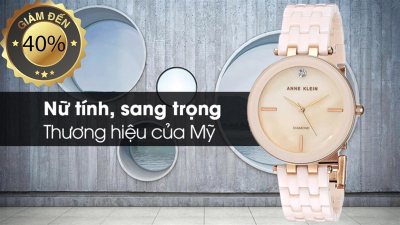 đồng hồ thời trang anne klein giảm giá sốc 40%