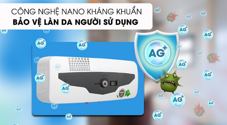 Hướng dẫn chọn mua máy nước nóng phù hợp cho gia đình bạn > Khử trùng nước bằng ion bạc