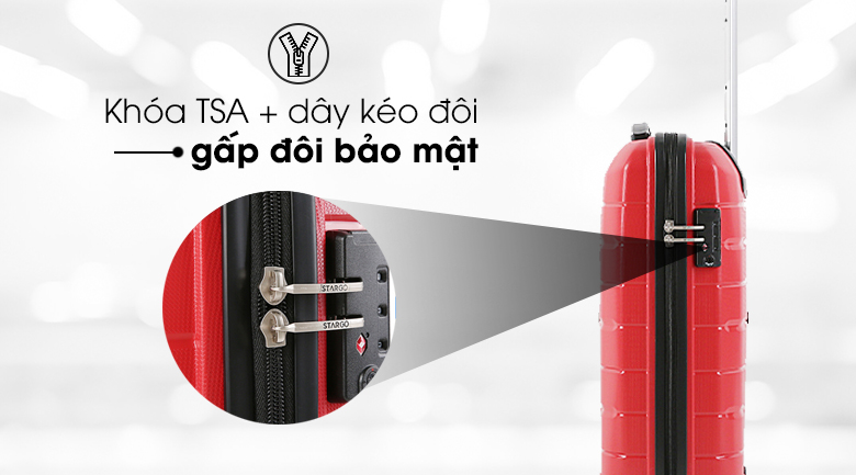 Kinh nghiệm hay chọn mua vali đơn giản, cực chất, phù hợp cho bạn > Khóa bảo mật TSA