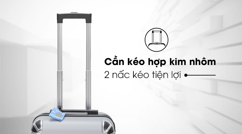 Kinh nghiệm hay chọn mua vali đơn giản, cực chất, phù hợp cho bạn > cần kéo linh hoạt