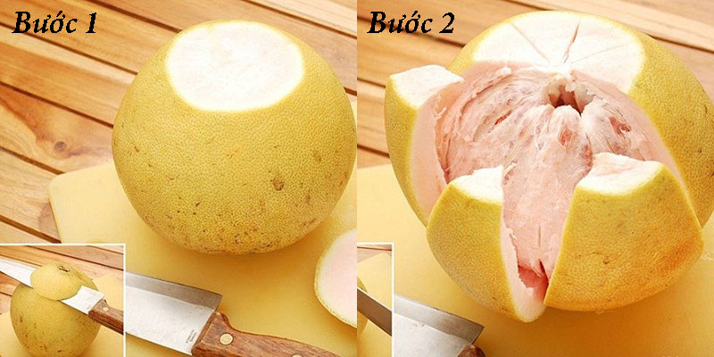 Cách gọt bưởi