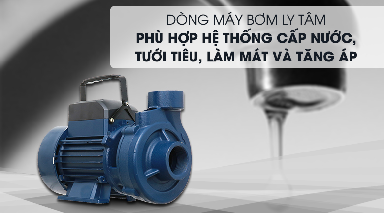 Hướng dẫn cách chọn mua máy bơm nước phù hợp, tiết kiệm cho gia đình bạn > Máy bơm ly tâm