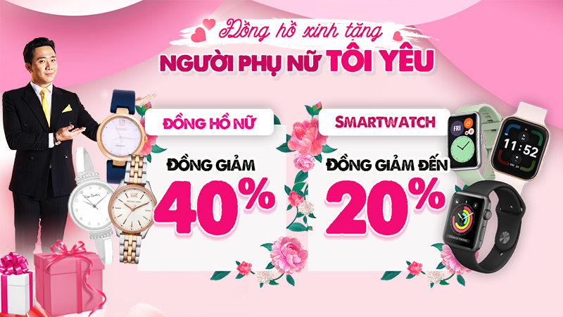  Đồng hồ xinh tặng người phụ nữ tôi yêu