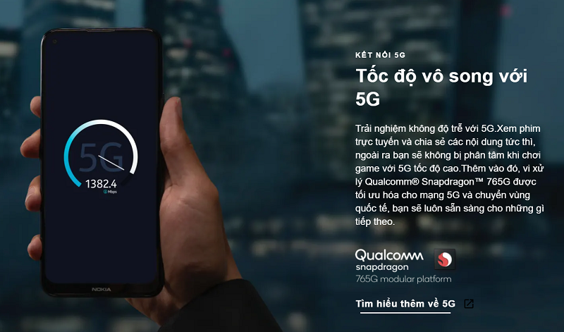 Nokia 8.3 5G sở hữu công nghệ 5G hiện đại