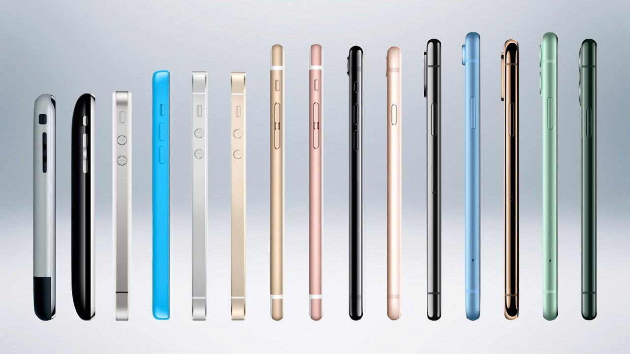 Khung máy của các mẫu iPhone từ năm 2007 đến 2019 Khung máy của các mẫu iPhone từ năm 2007 đến 2019