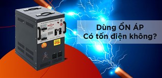 Dùng ổn áp có tốn điện không? Mức độ tiêu thụ điện của từng loại ổn áp