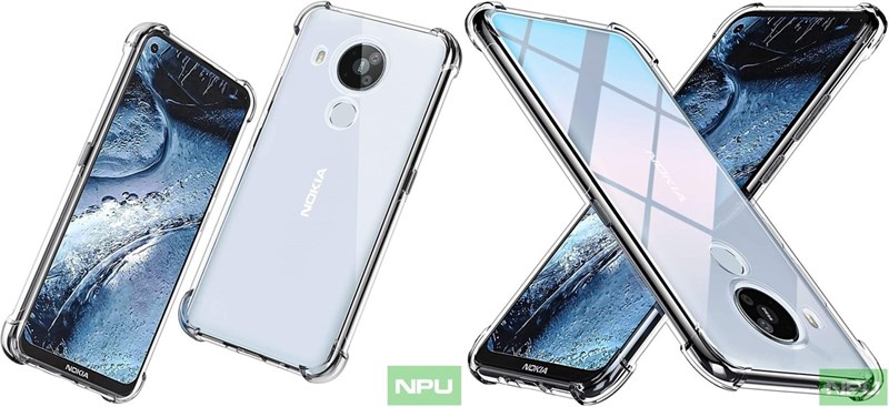 Rò rỉ hình ảnh Nokia 7.3 5G được gắn trong ốp lưng, tiết lộ tổng quan thiết kế mặt trước và sau của điện thoại