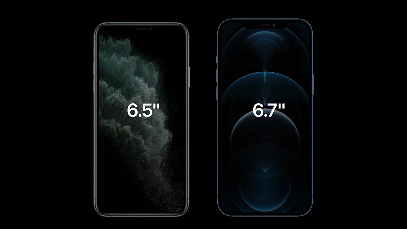 Màn hình của iPhone 12 Pro Max Vs iPhone 11 Pro Max