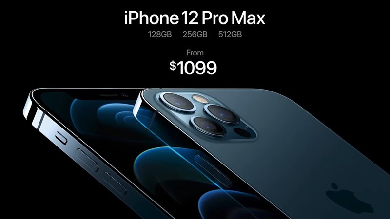 Giá bán của iPhone 12 Pro Max