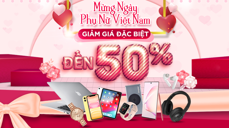 Lễ 20/10 hotsale cuối tuần giảm đến 50% Lễ 20/10 hotsale cuối tuần giảm đến 50%