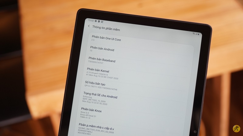 Galaxy Tab A7 (2020) được cài sẵn giao diện One UI 2.5 dựa trên nền hệ điều hành Android 10