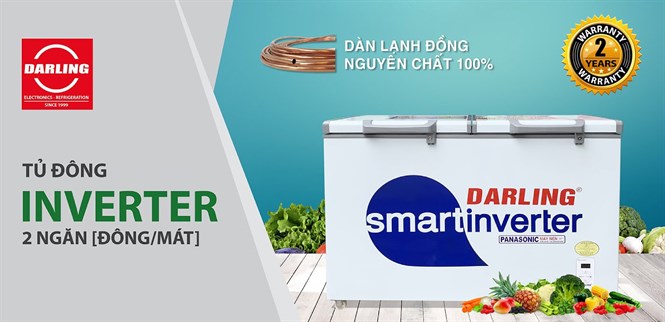 Tìm hiểu các dòng tủ đông của thương hiệu Darling