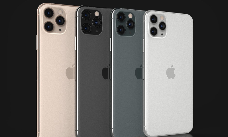 bộ 4 màu sắc của iPhone 11 Pro