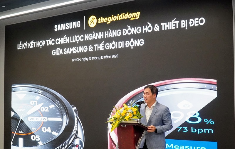Thế Giới Di Động là nhà phân phối và bán lẻ độc quyền Galaxy Watch 3